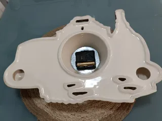 Reloj de cerámica vintage para cocina