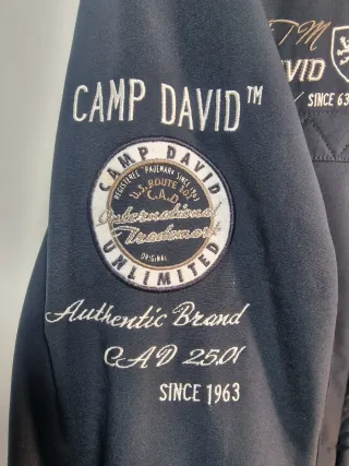 Chaqueta Camp David Azul Hombre