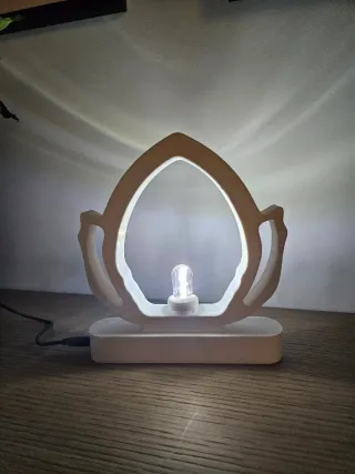Lampada Pumo Pugliese Bianco Stampata 3D