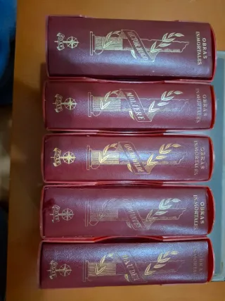 Colección de cinco libros ( obras inmortales ) 100