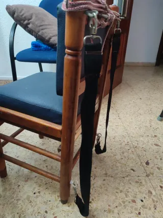 Silla de madera para pesca