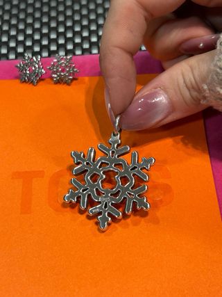 Conjunto Tous Snowy: Pendientes y Colgante
