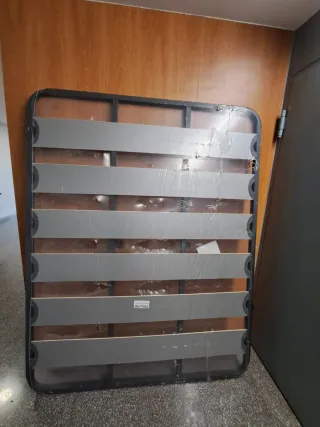 Somier metálico con lamas