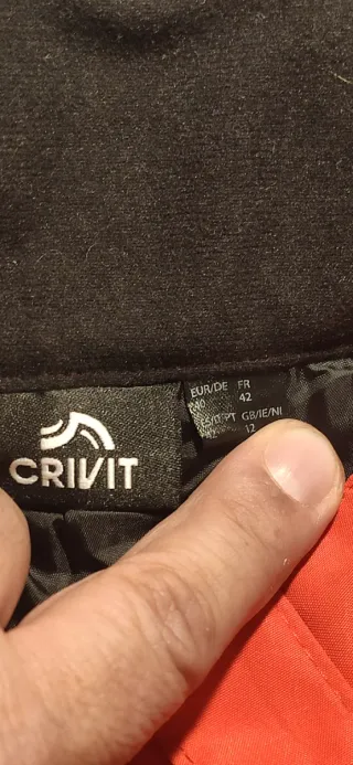 Pantalón esquí mujer rojo T.42