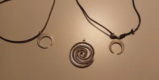 Lote 3 Colgantes Luna y Espiral