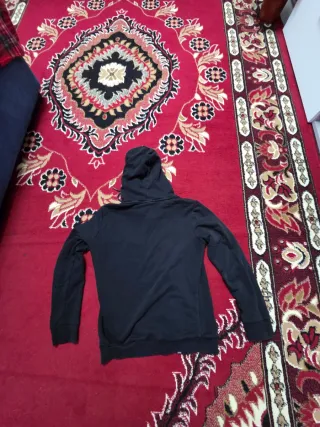 Felpa Puma con cappuccio donna nera