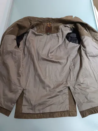 Timberland giacca vera pelle marrone M