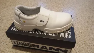 Zapatos de seguridad blancos para trabajar