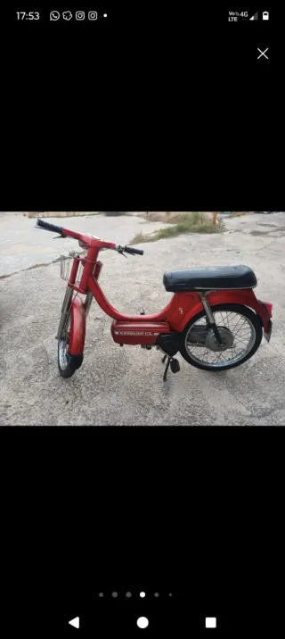 Careta pantalla clásica Mobylette vespino. Rieju