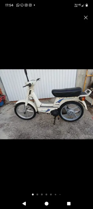 Careta pantalla clásica Mobylette vespino. Rieju