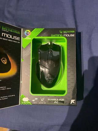 Ratón Gaming Battletron Negro