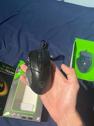 Ratón Gaming Battletron Negro