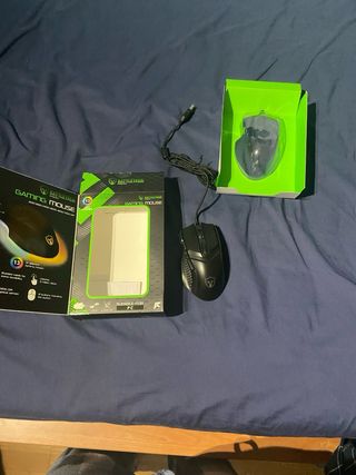 Ratón Gaming Battletron Negro