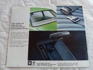 Opel Ascona 16 e Ascona Voyage Depliant Brochure