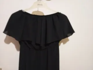 Tuta nera monospalla