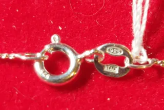 Cadena de Plata de Ley de 45cm