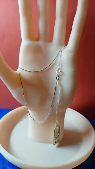 Cadena de Plata de Ley de 45cm