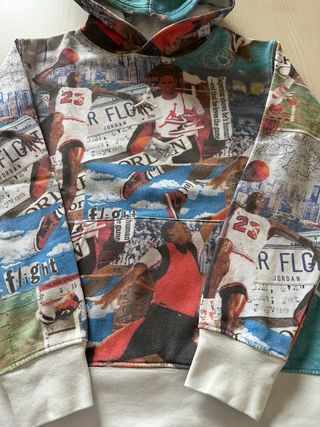 Felpa Nike Jordan Michael Jordan Collage