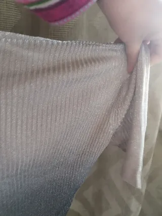 Top manga corta gris degradado