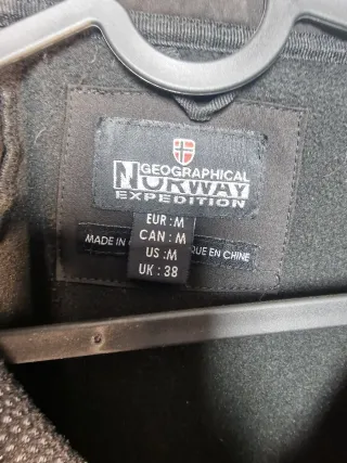 Chaqueta Geographical Norway Negra Hombre