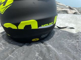 Casco Motocross Negro y Amarillo
