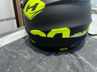 Casco Motocross Negro y Amarillo