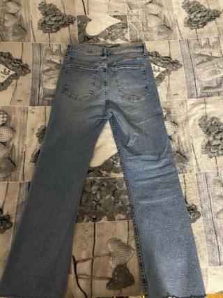 Jeans campana Mango tiro medio talla 38