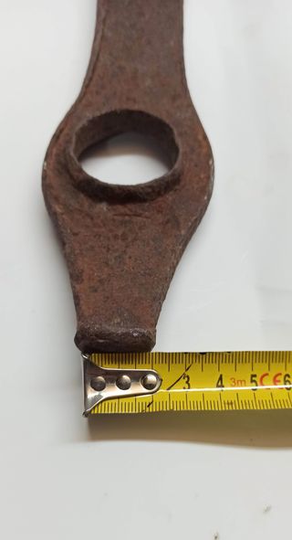 Antica testa da piccone o martello militare