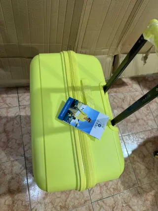 Juego 3 Maletas Polipropileno Amarillas