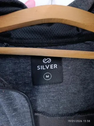 Sudadera con capucha hombre gris oscuro