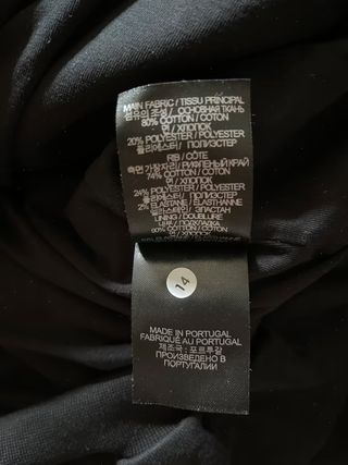 Sudadera Vetements Negra Talla XS