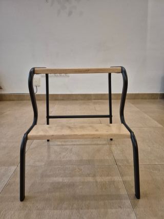 Taburete escalera de madera – muy estable