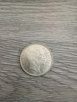 Moneta 5 Lire 1901 Vittorio Emanuele III