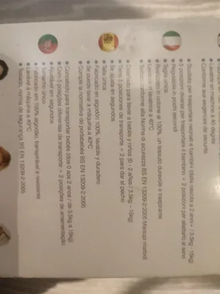 Mochila portabebés BabaSling