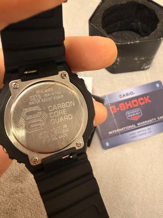 Caja Casio G-Shock Negra con Manual