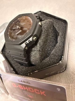 Caja Casio G-Shock Negra con Manual