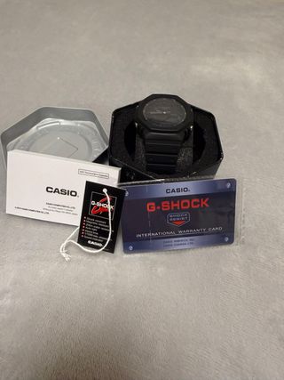 Caja Casio G-Shock Negra con Manual