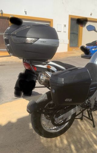 Juego Maletas y Baúl Moto GIVI + Anclajes