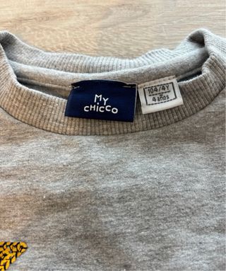 Completo Chicco 4 anni Felpa + Leggings Bambina