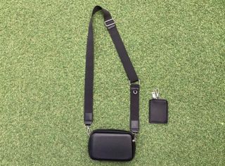 Riñonera Piel Negra con Tarjetero