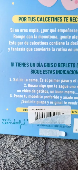 Calcetines Mr Wonderful Brillo Talla Única