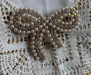 Aderezo fallera niña pendientes lazo