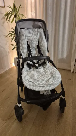 Bugaboo Bee 6 Silla + Capazo Gris