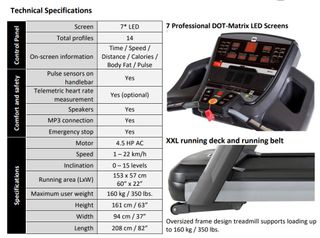 Cinta de Correr BH G6610 Profesional Motor 4,5HPAC