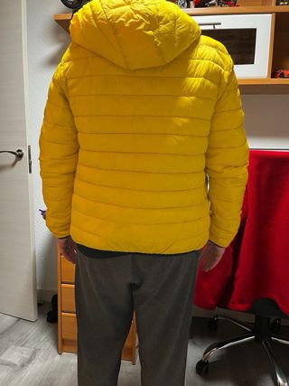 Chaqueta entrenamiento hombre amarilla