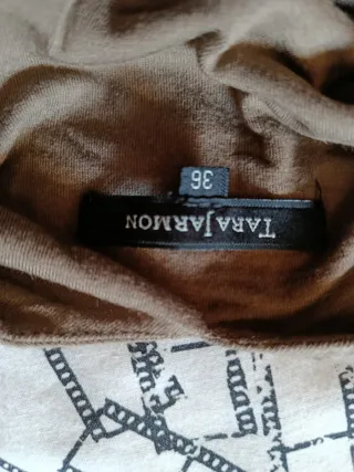 Vestido largo midi Tara Jarmon marrón