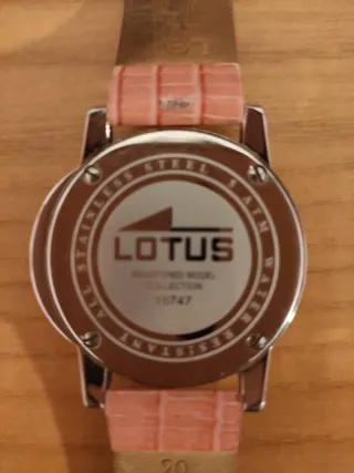Reloj Lotus Mujer Rosa y Plateado