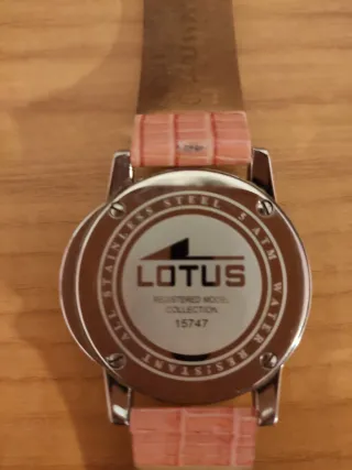 Reloj Lotus Mujer Rosa y Plateado