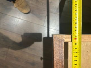 Escritorio de madera maciza