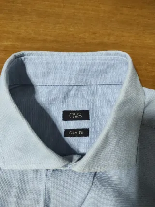 Camicia uomo azzurra tg. 42